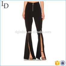 Custom plus size palazzo pants wide bottom bell-bottomed pants for ladies